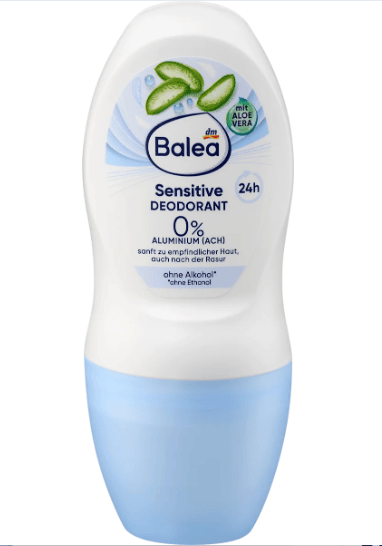 Déodorant roll-on pour peaux sensibles, 50 ml